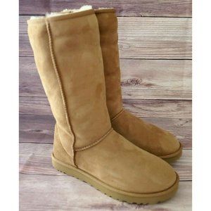 Ugg Womens Classic Tall II 5815 Tan Suede Boots 8